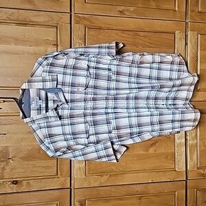 Carhartt mens xxl snap closure cotton shirt.